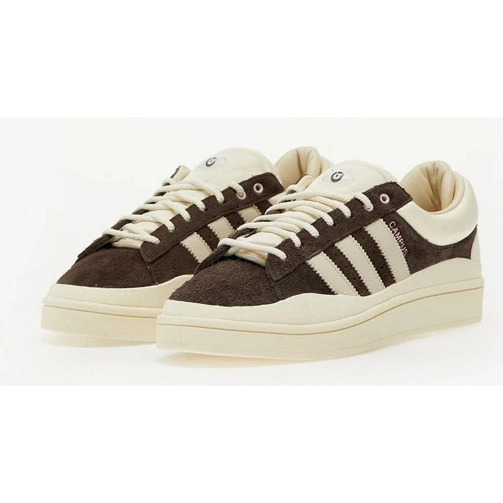 Adidas Men's Bad Bunny x Campus Sneakers Brown White‎ NEW SZ 14